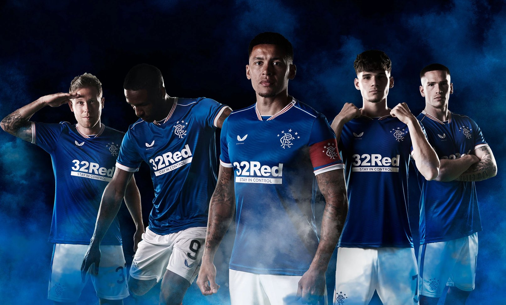 Camiseta titular del Rangers FC 2020/21 | Imagen Castore