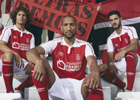 Camiseta Umbro del Stade de Reims 2020/21 | Imagen Web Oficial