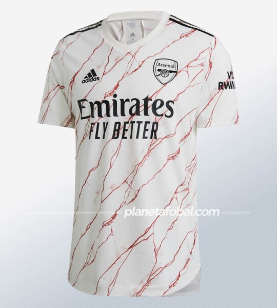 Camiseta suplente del Arsenal 2020/2021 | Imagen adidas