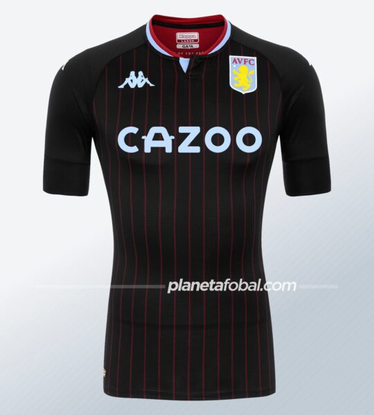 Camiseta suplente Kappa del Aston Villa 2020/21 | Imagen Web Oficial