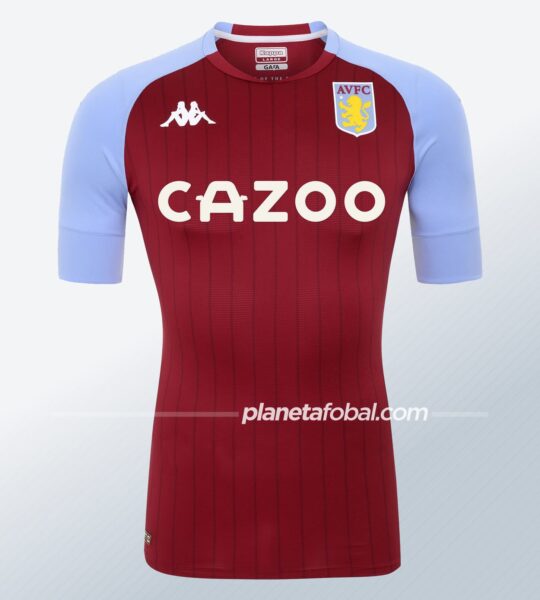 Camiseta Kappa del Aston Villa 2020/21 | Imagen Web Oficial