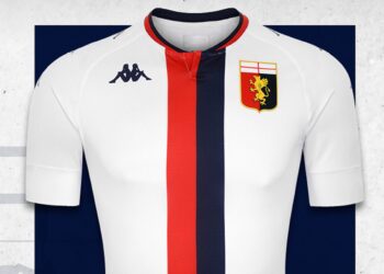 Camiseta suplente del Genoa CFC 2020/21 | Imagen Kappa