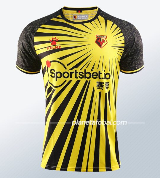 Camiseta Kelme del Watford 2020/21 | Imagen Web Oficial