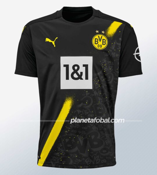 Camiseta suplente del Borussia Dortmund 2020/2021 | Imagen PUMA