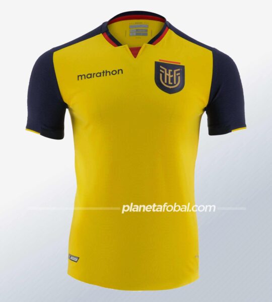 Camiseta local de Ecuador 2020/2021 | Imagen Marathon