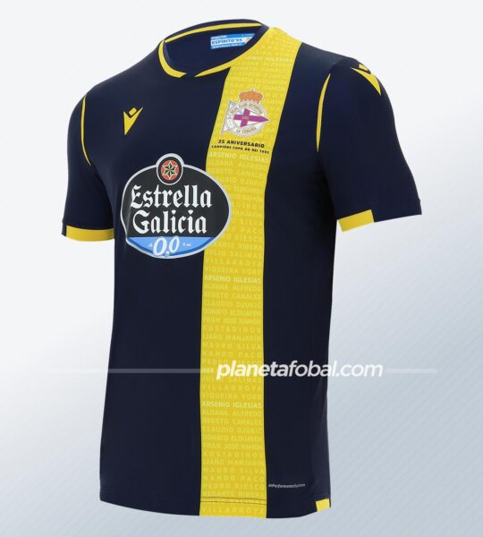 Camiseta suplente del Deportivo La Coruña 2020/21 | Imagen Macron
