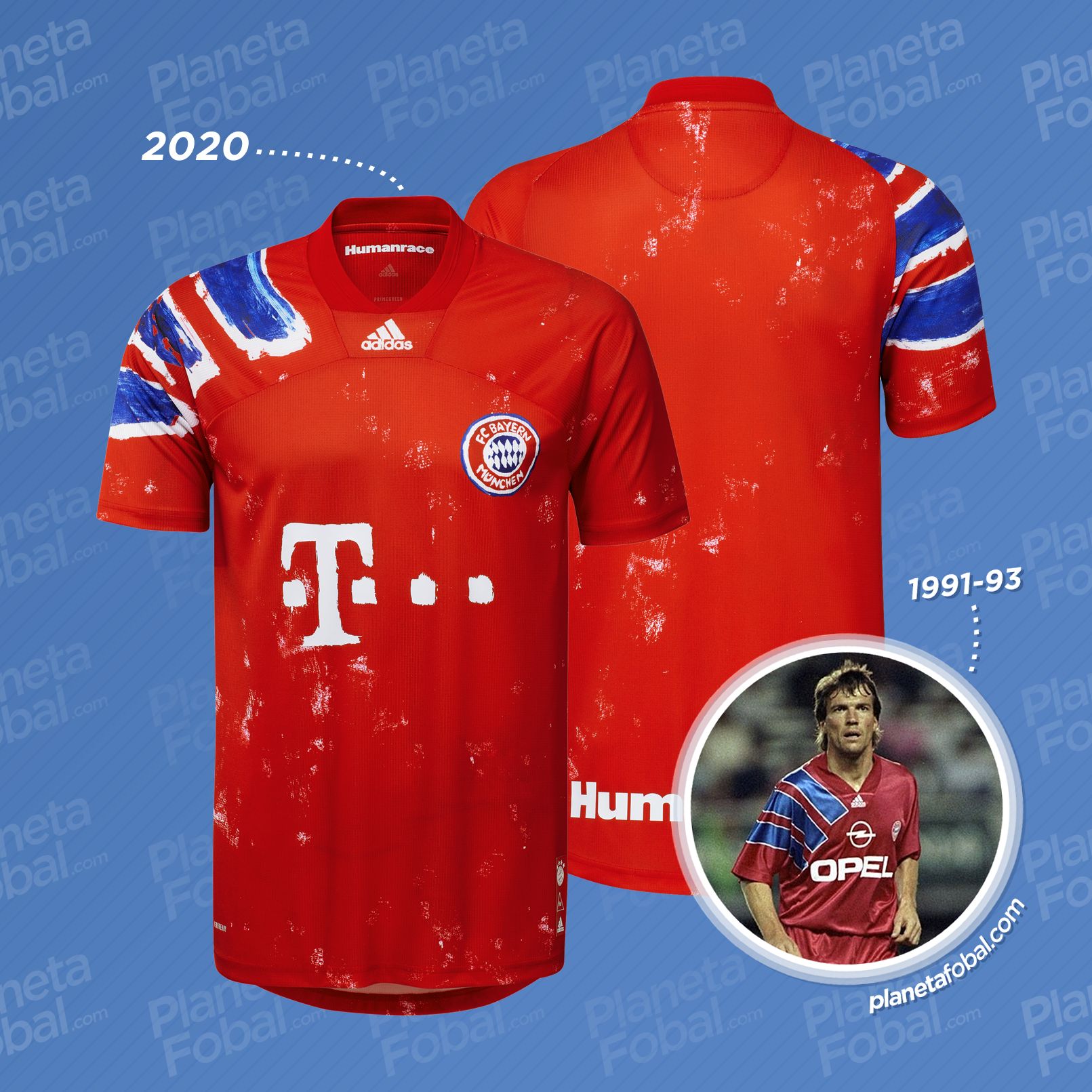 Camiseta Bayern Múnich "Human Race" x Pharrell Williams 2020 | Imagen adidas
