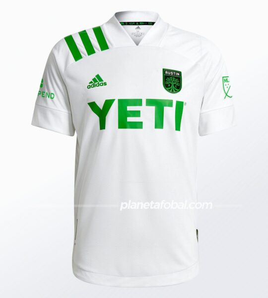 Camiseta suplente adidas de Austin FC MLS 2021 | Imagen Web Oficial