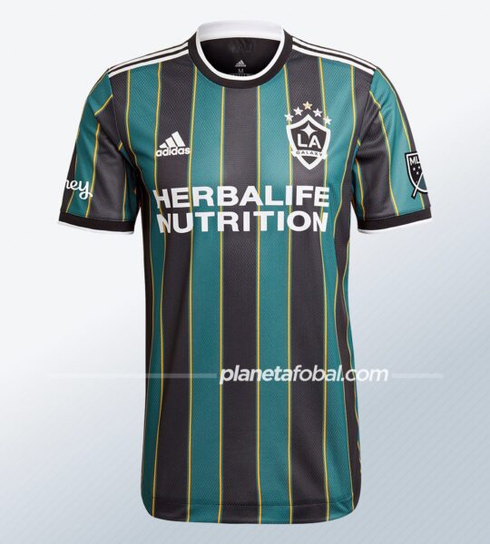 Camiseta suplente adidas de LA Galaxy 2021/22