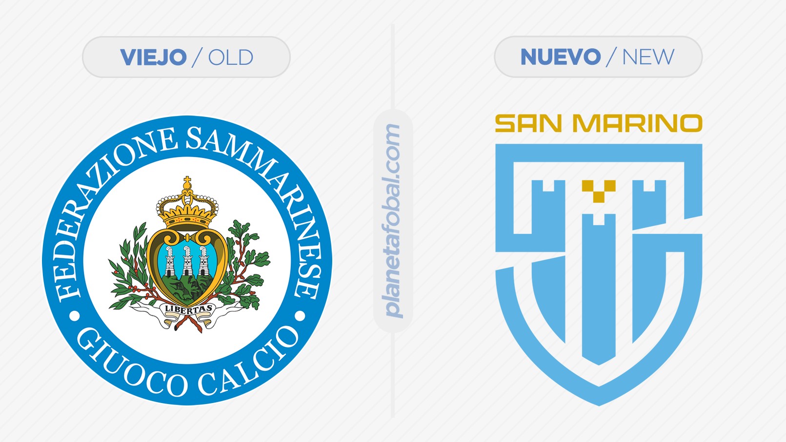 La selección de San Marino presenta su nuevo escudo