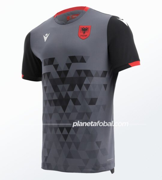 Tercera camiseta de Albania 2021/22 | Imagen Macron