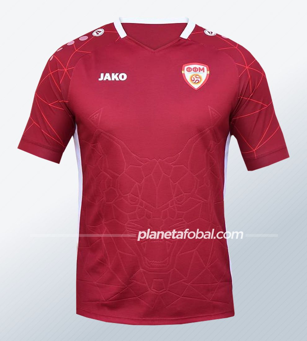 Camisetas Jako de Macedonia del Norte Euro 2020 | Imagen FFM