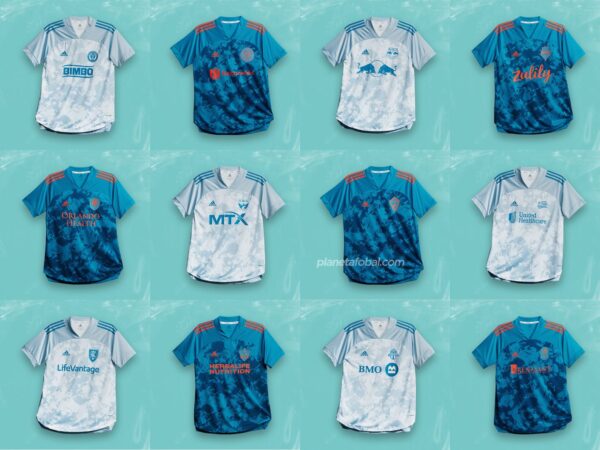 Camisetas adidas PRIMEBLUE de la MLS 2021