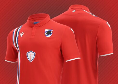 Tercera camiseta Macron de la Sampdoria 2021/22 | Imagen Web Oficial