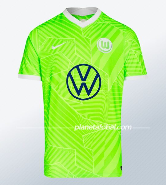 Camiseta titular Nike del VfL Wolfsburg 2021/22 | Imagen Web Oficial