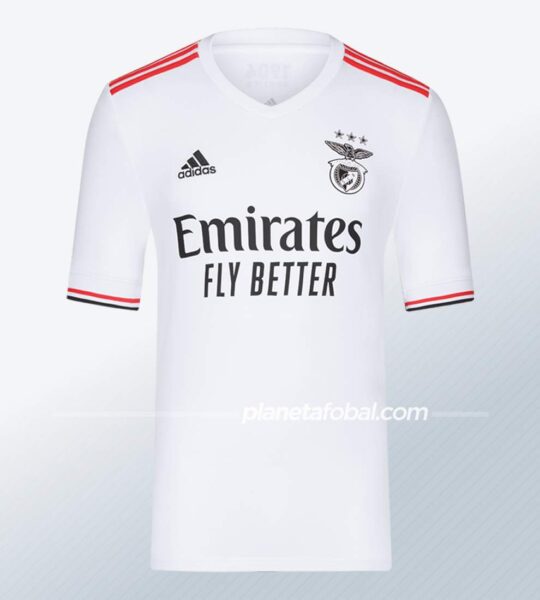 Camiseta visitante adidas del Benfica 2021/22