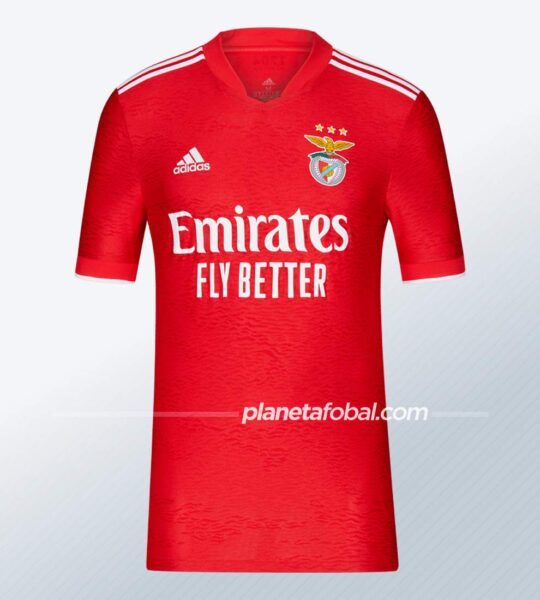 Camiseta titular adidas del Benfica 2021/22