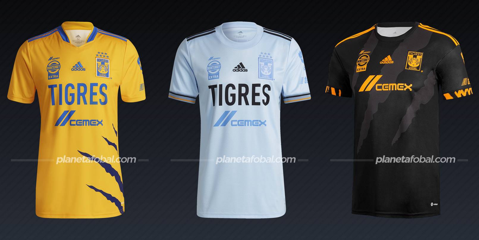 Tigres UANL (adidas) | Jerseys de la Liga MX 2021/2022