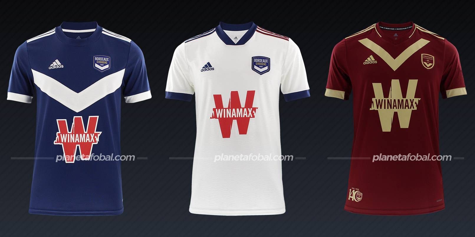 Girondins (adidas) | Camisetas de la Ligue 1 2021/22