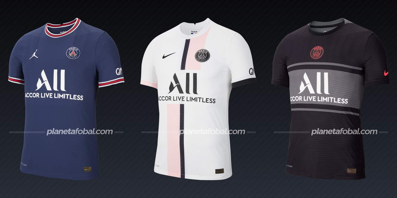 PSG (Nike/Jordan) | Camisetas de la Ligue 1 2021/22