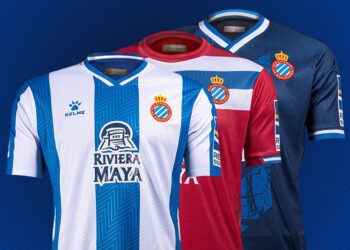 Equipaciones Kelme del RCD Espanyol 2021/22