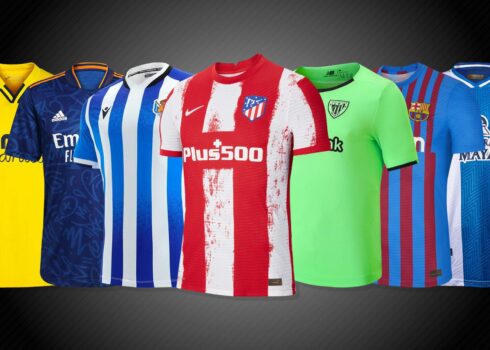 Camisetas de la Liga española 2021/2022