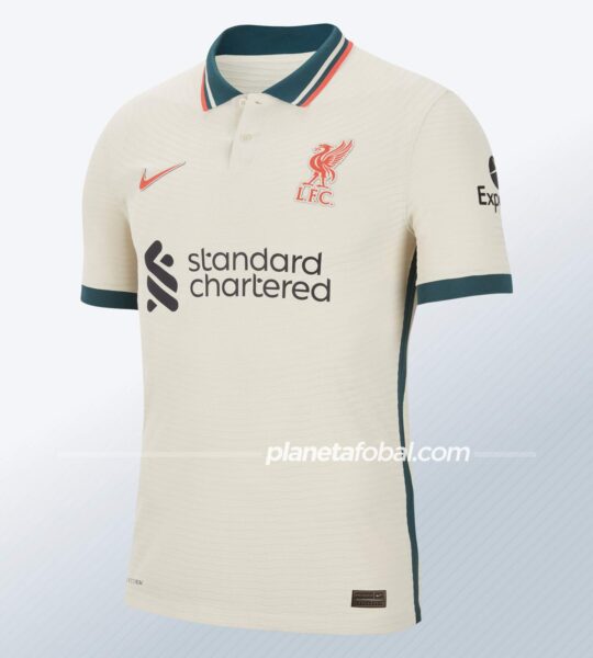 Camiseta suplente Nike del Liverpool 2021/22