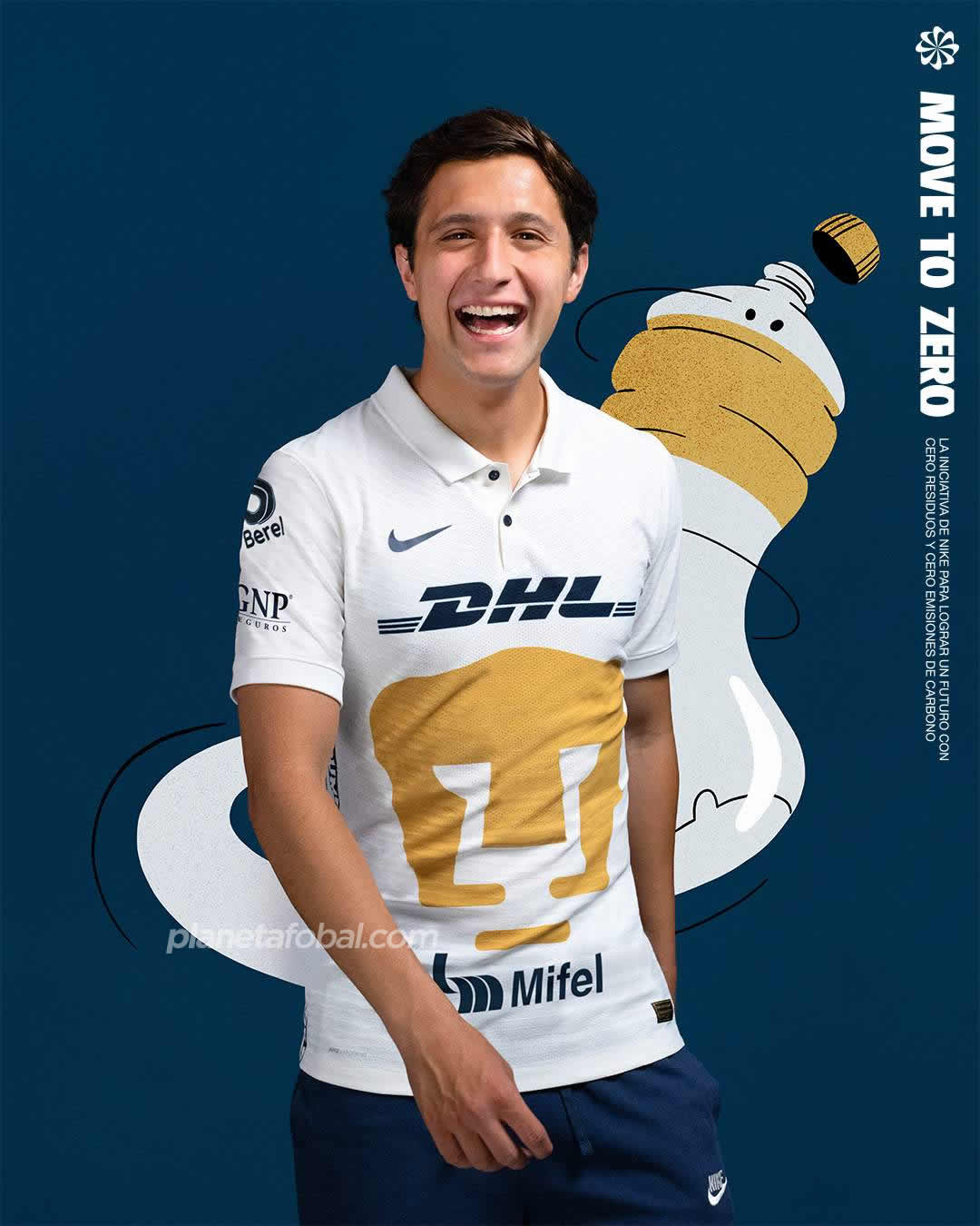 Camisetas Nike de los Pumas de la UNAM 2021/22