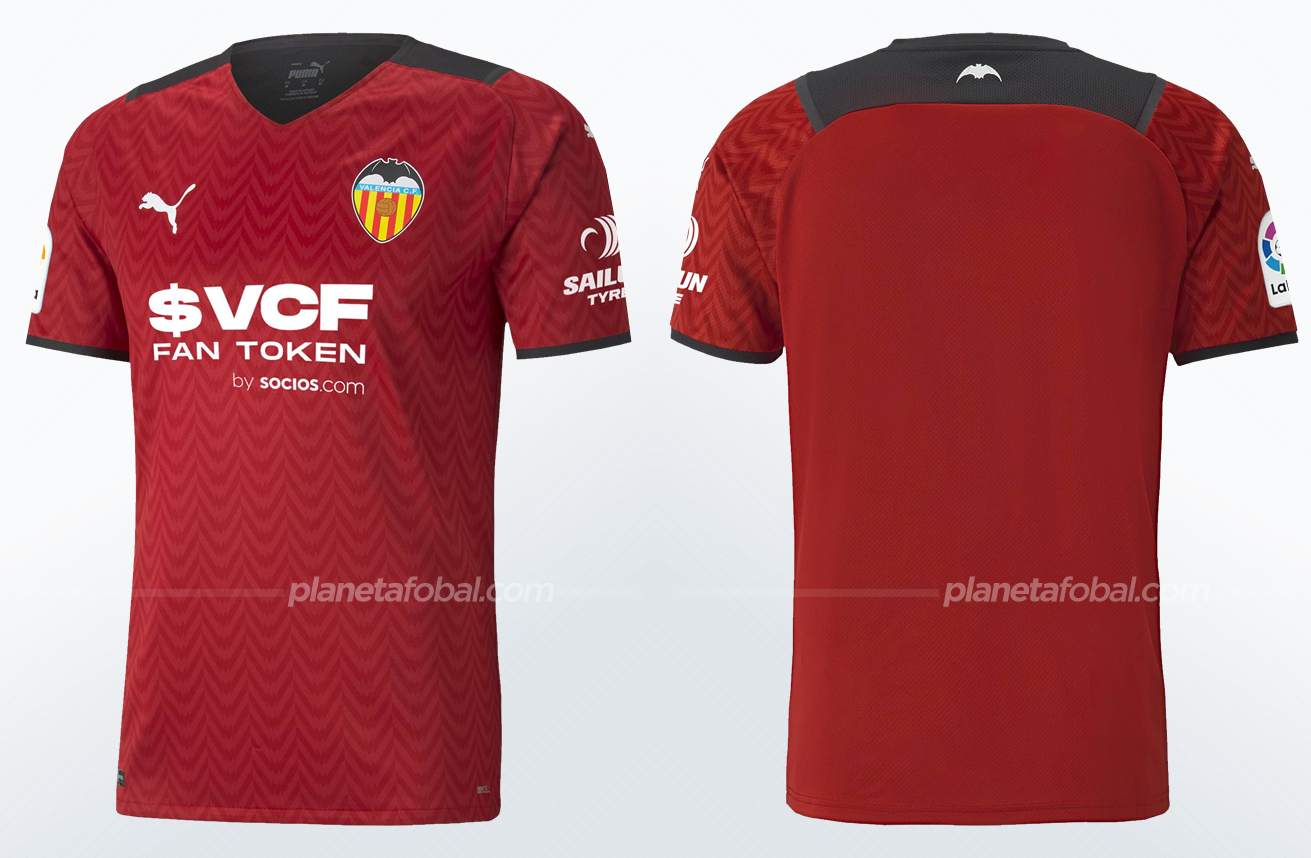 Camiseta visitante Puma del Valencia 2021/22