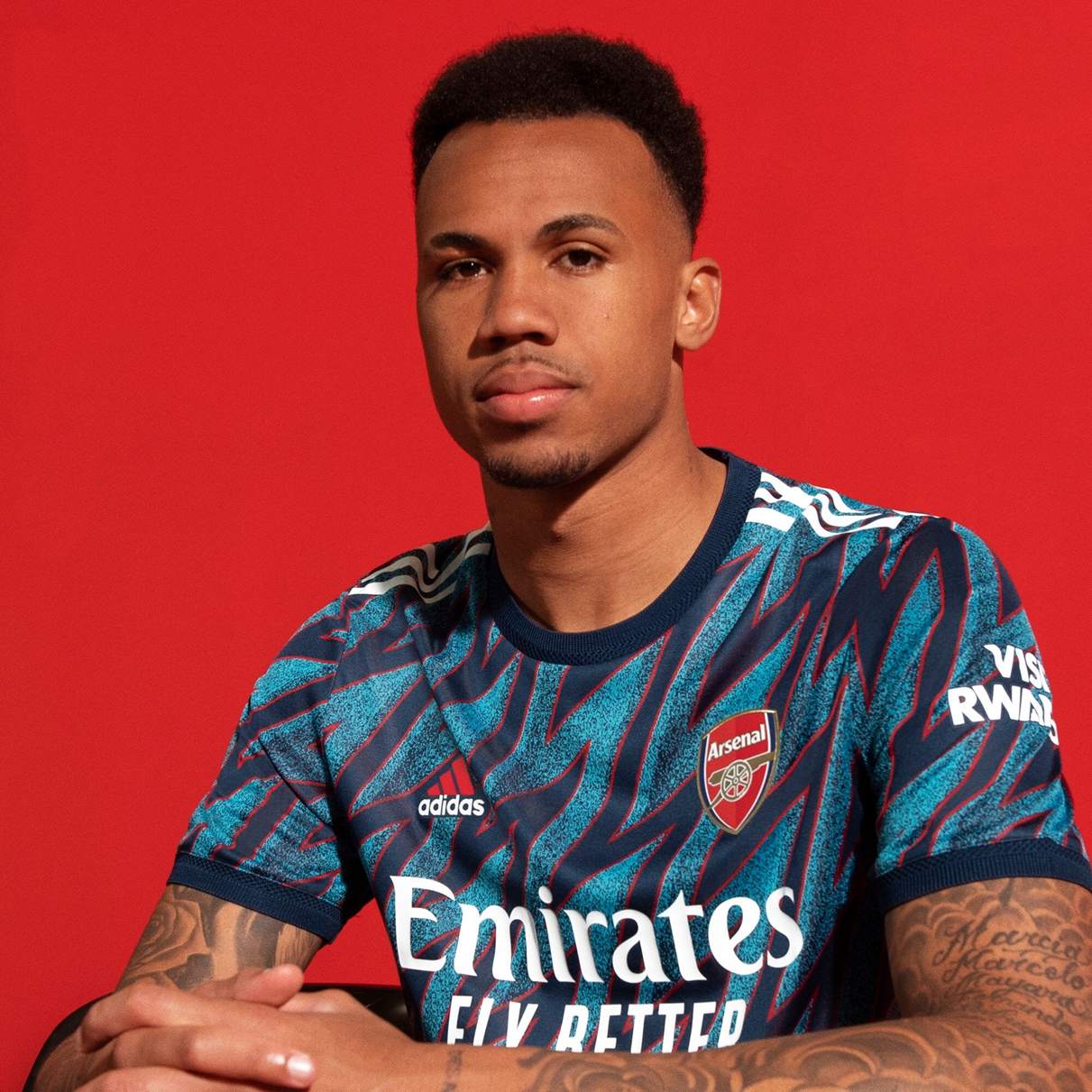 Tercera camiseta adidas del Arsenal 2021/2022