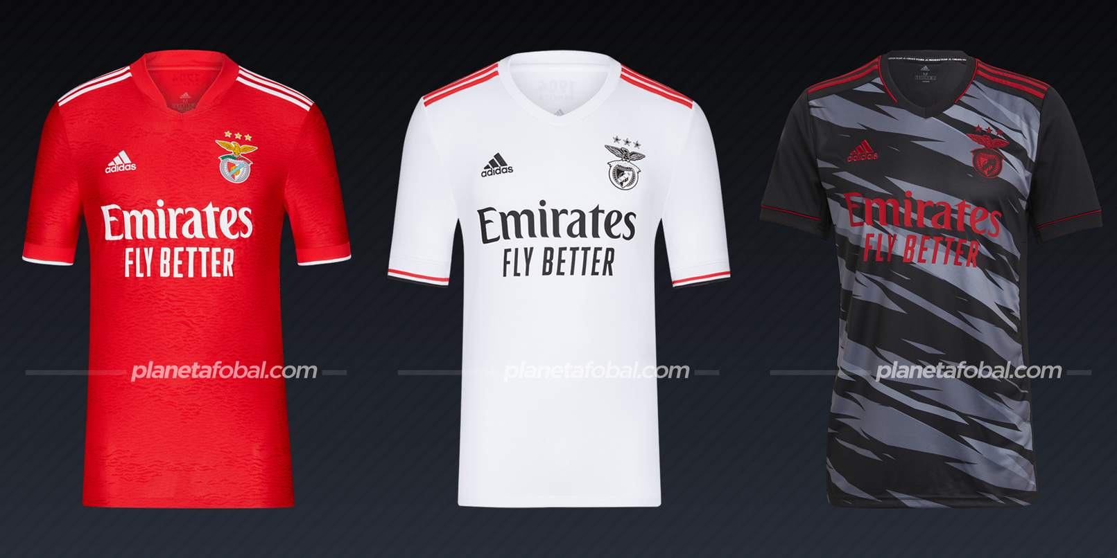 Benfica (adidas) | Camisetas de la UEFA Champions League 2021/22
