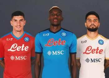 Camisetas EA7 del Napoli 2021/2022