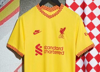 Tercera camiseta Nike del Liverpool 2021/2022