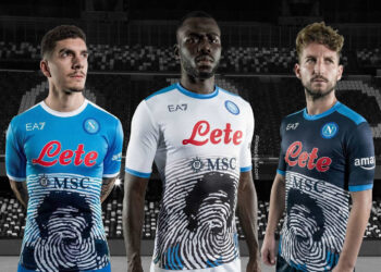 Camisetas EA7 del Napoli "Tributo a Maradona" 2021