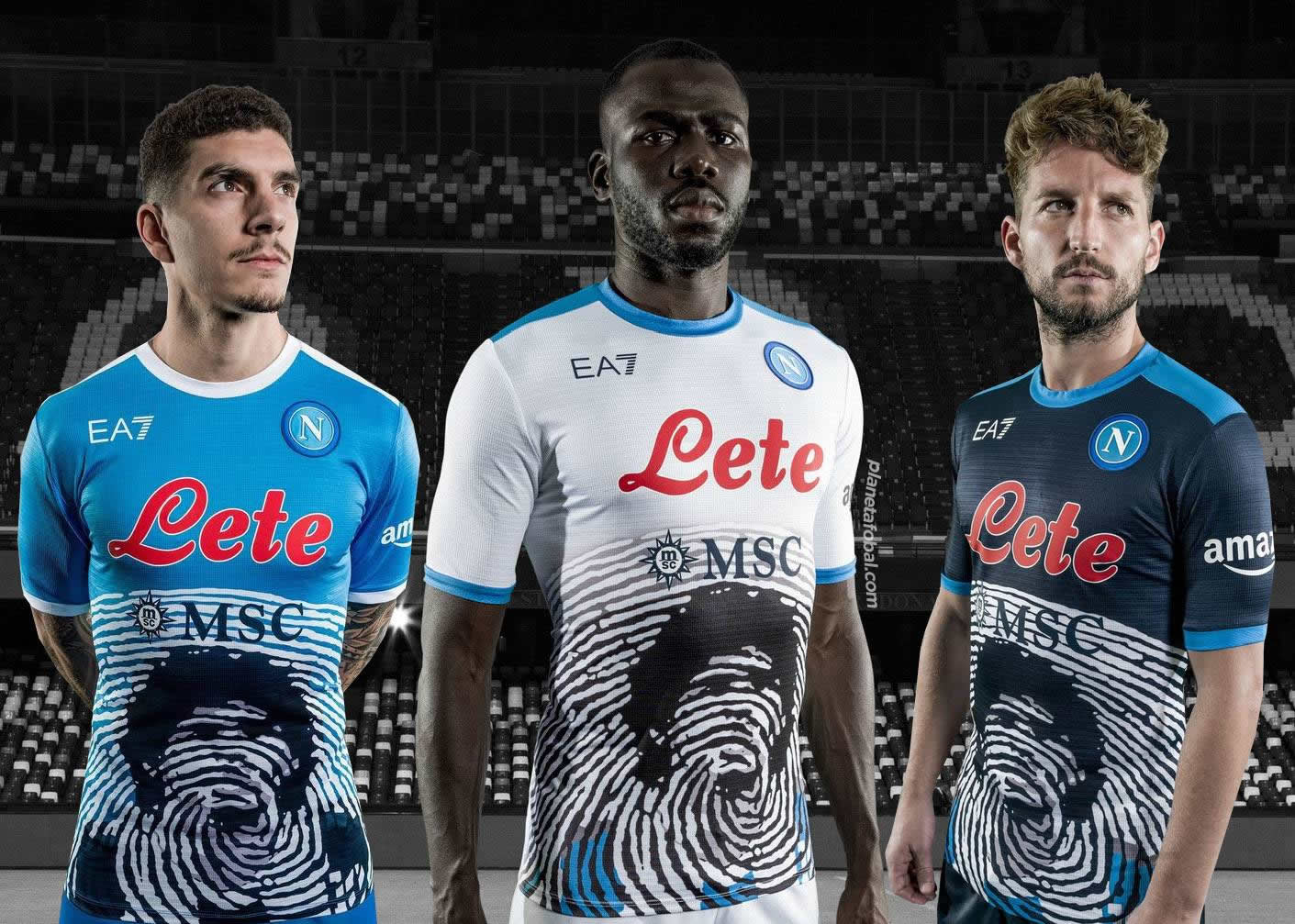 como eso Ondular efecto Camisetas EA7 del Napoli «Tributo a Maradona» 2021