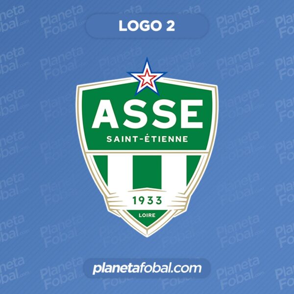 Nuevo escudo del AS Saint-Étienne (Opción 2)