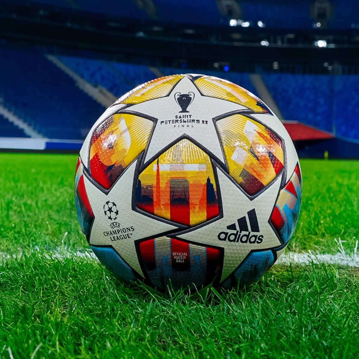 Balón adidas UEFA Champions League Final St. Petersburg 2022