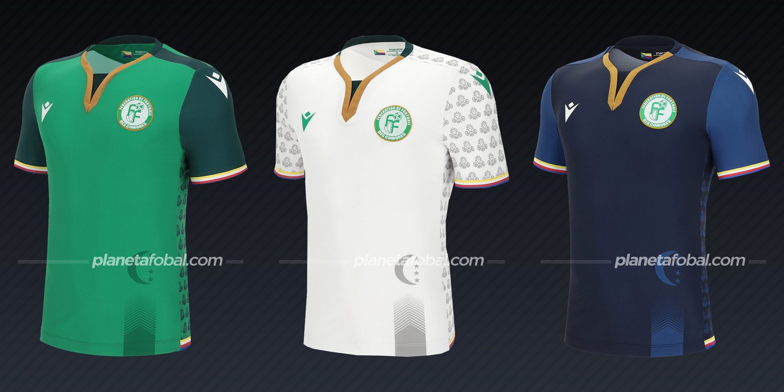 Comoras (Macron) | Camisetas Copa África 2022