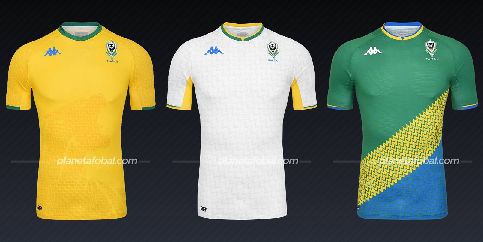 Gabón (Kappa) | Camisetas Copa África 2022
