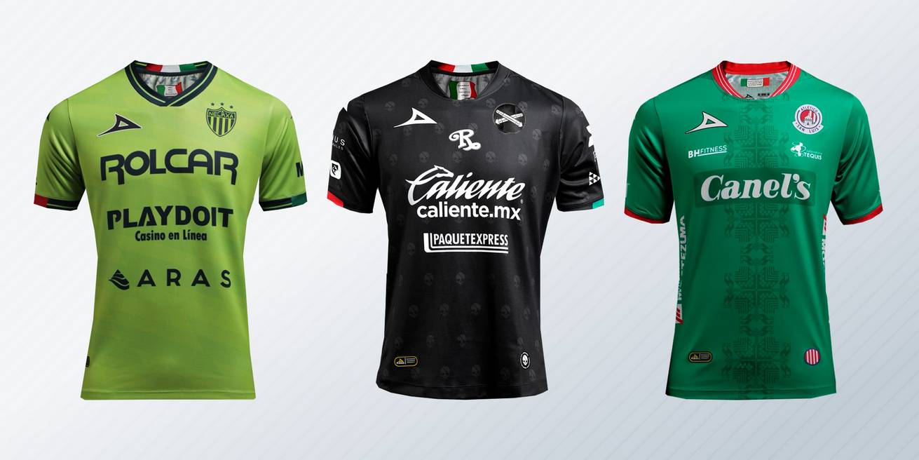 Terceras camisetas Pirma Liga MX Clausura 2022