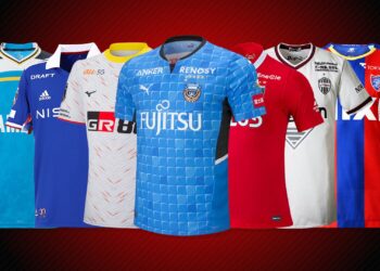 Camisetas de la J1 League de Japón 2022