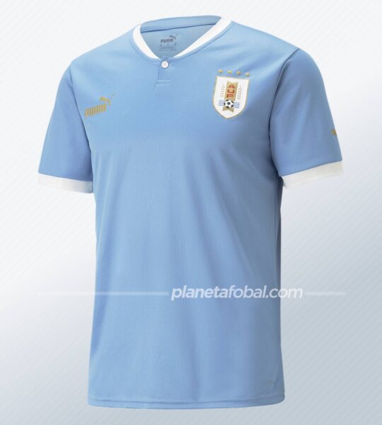 Camiseta local Puma de Uruguay Mundial 2022