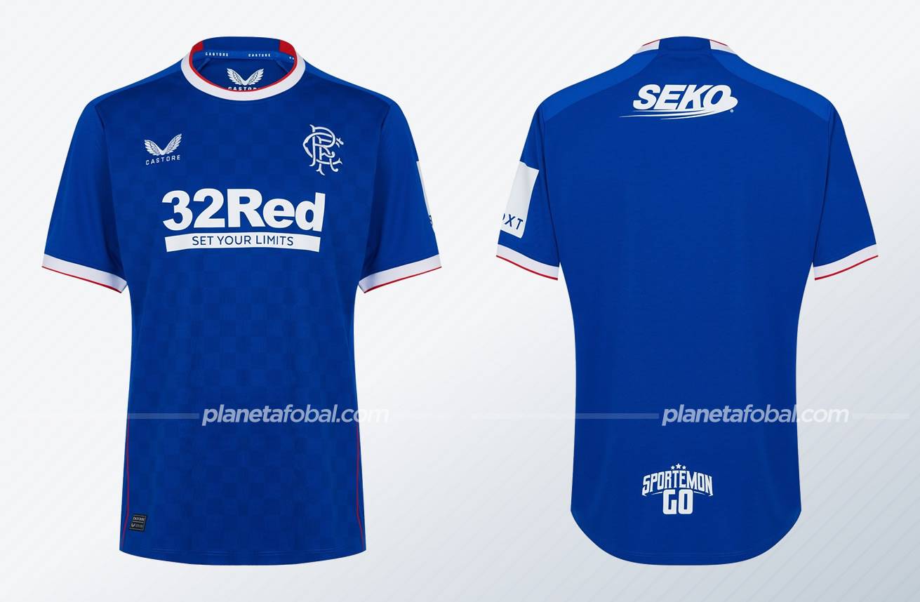 Camiseta Castore del Rangers FC 2022/23