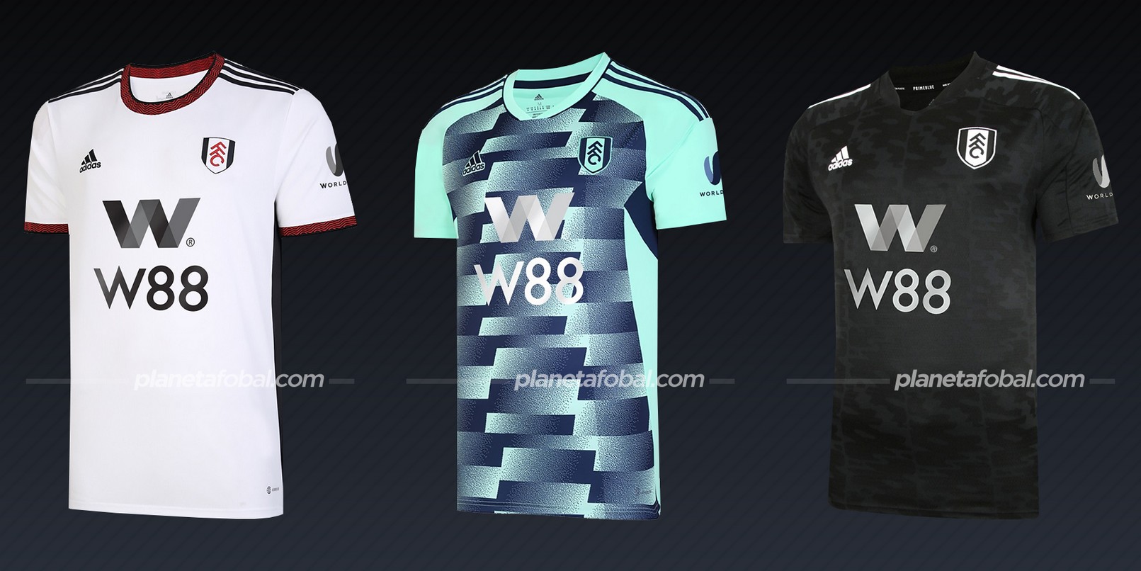 Fulham (adidas) | Camisetas de la Premier League 2022/23