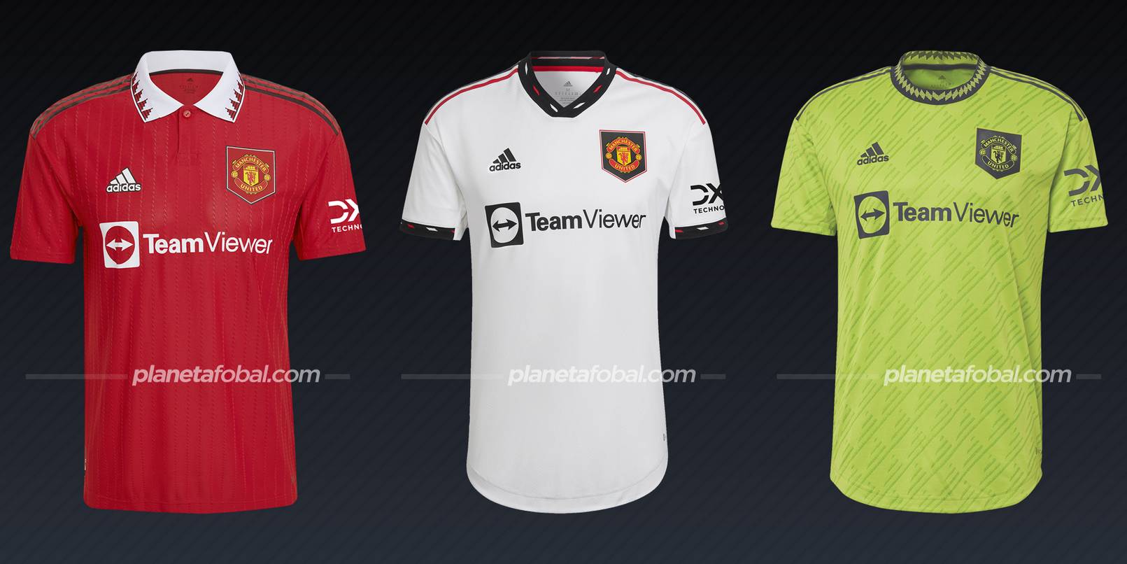 Manchester United (adidas) | Camisetas de la Premier League 2022/23