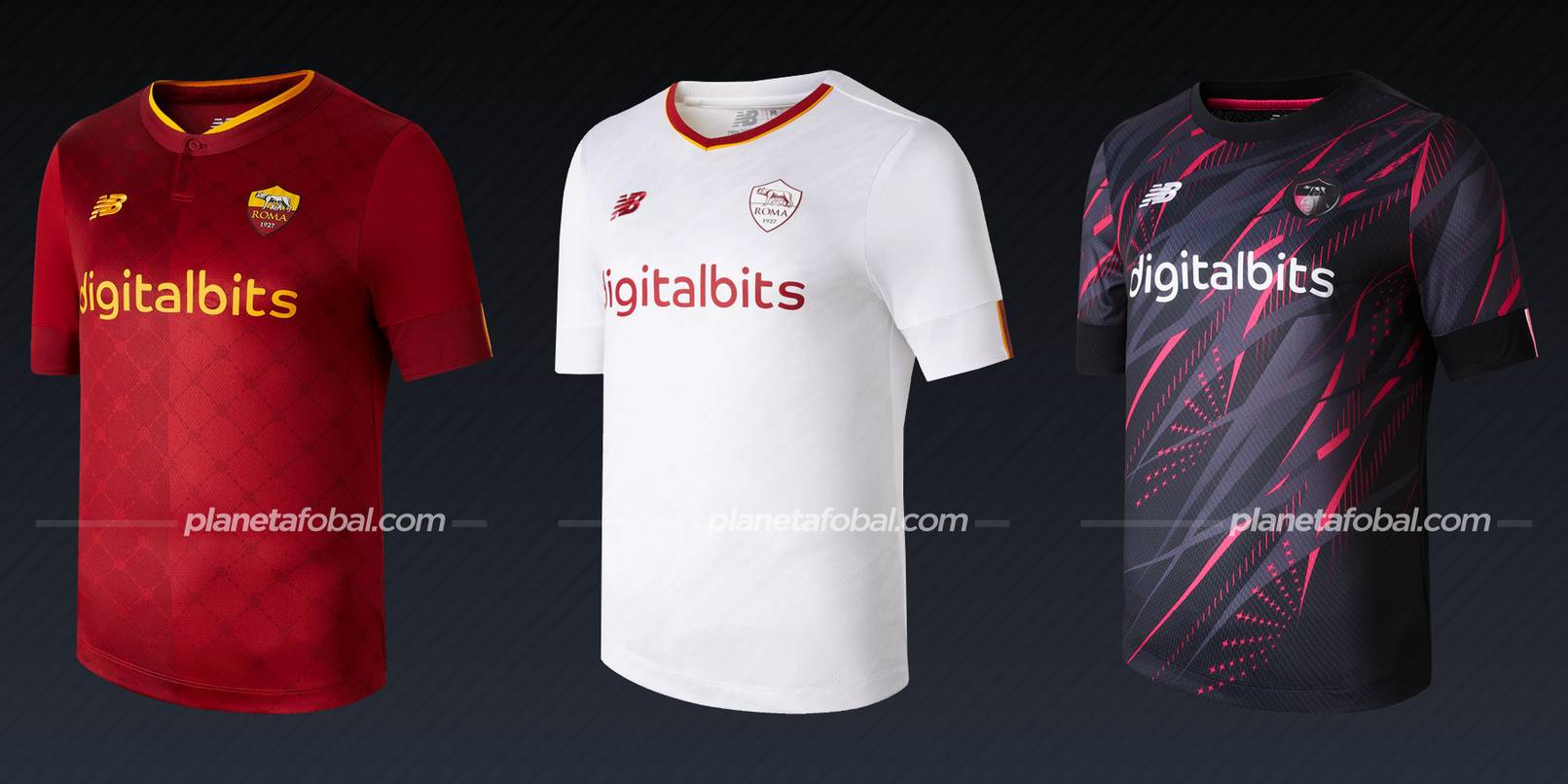 AS Roma (New Balance) | Camisetas de la Serie A 2022/23