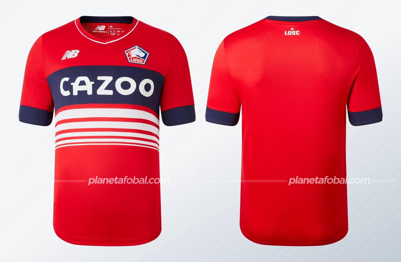 Camiseta local New Balance del LOSC Lille 2022/23