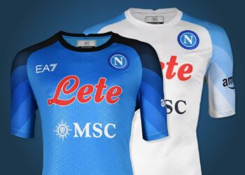 Camisetas EA7 del Napoli 2022/2023