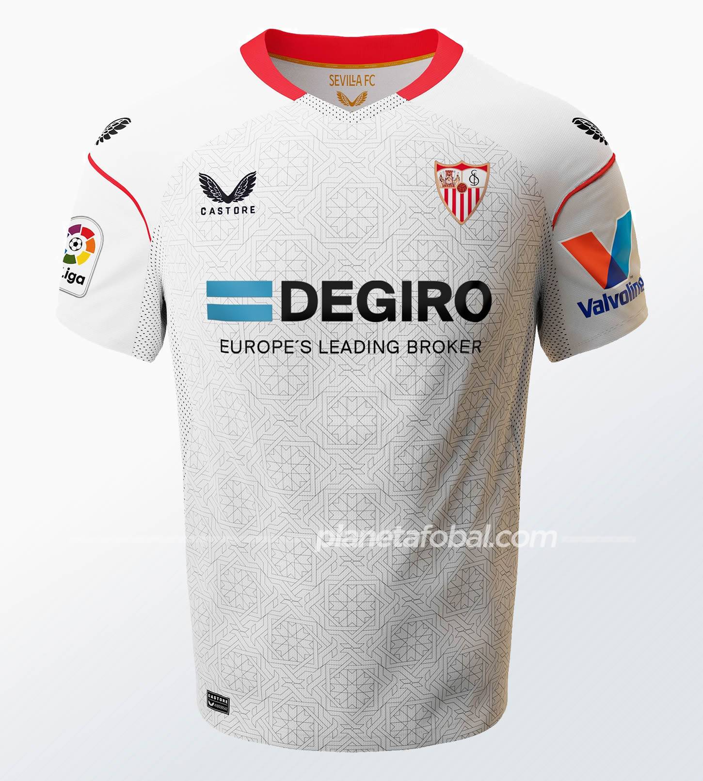 Primera equipación Castore del Sevilla 2022/2023