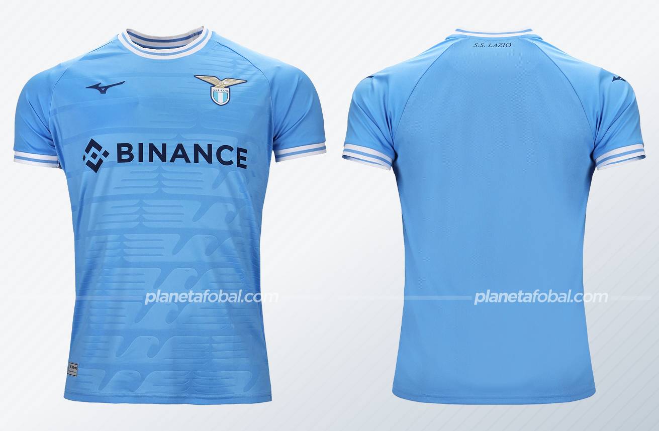 Camiseta local Mizuno de la Lazio 2022/23